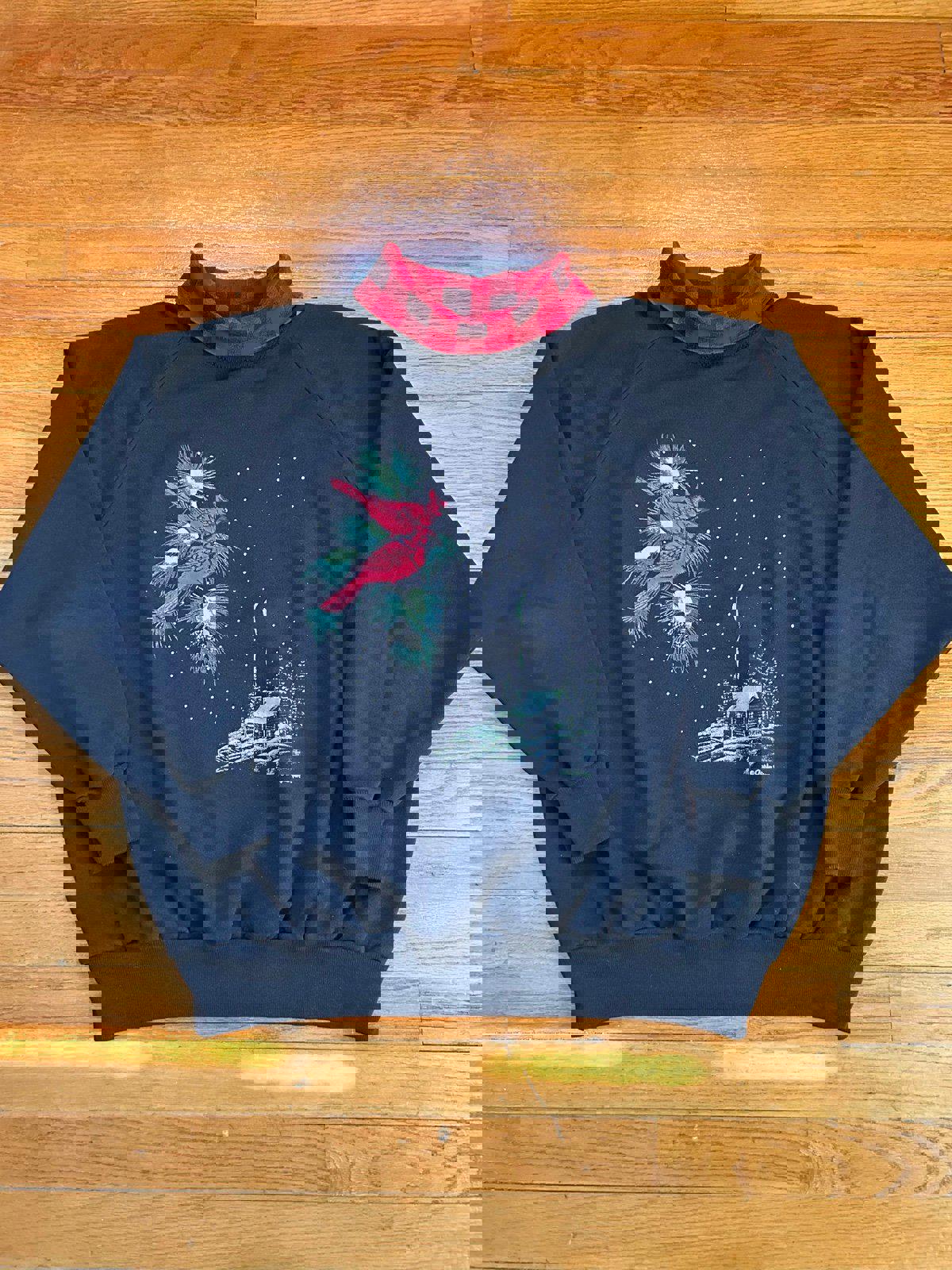 Vintage Christmas Winter Nature Crewneck