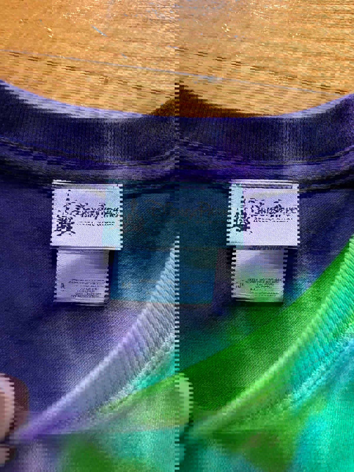 Vintage Walt Disney World Twilight Zone Tower of Terror Tie Dye AOP T-Shirt