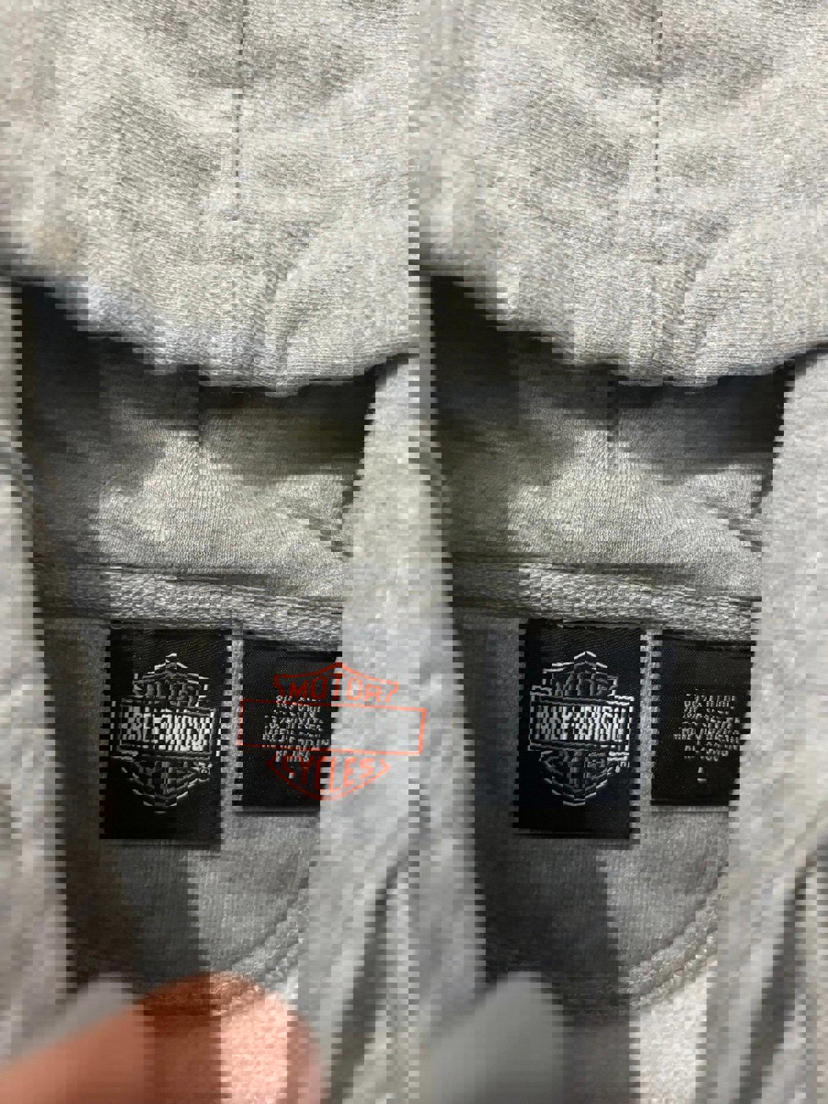 Vintage Harley Davidson Motorcycle Zip up Hoodie