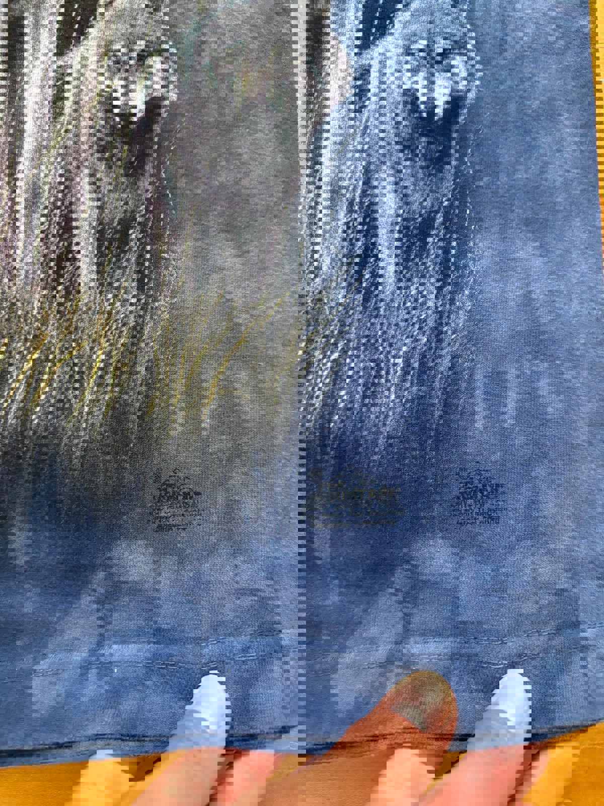 Vintage Nature Wolf The Mountains USA Tie Dye T-Shirt