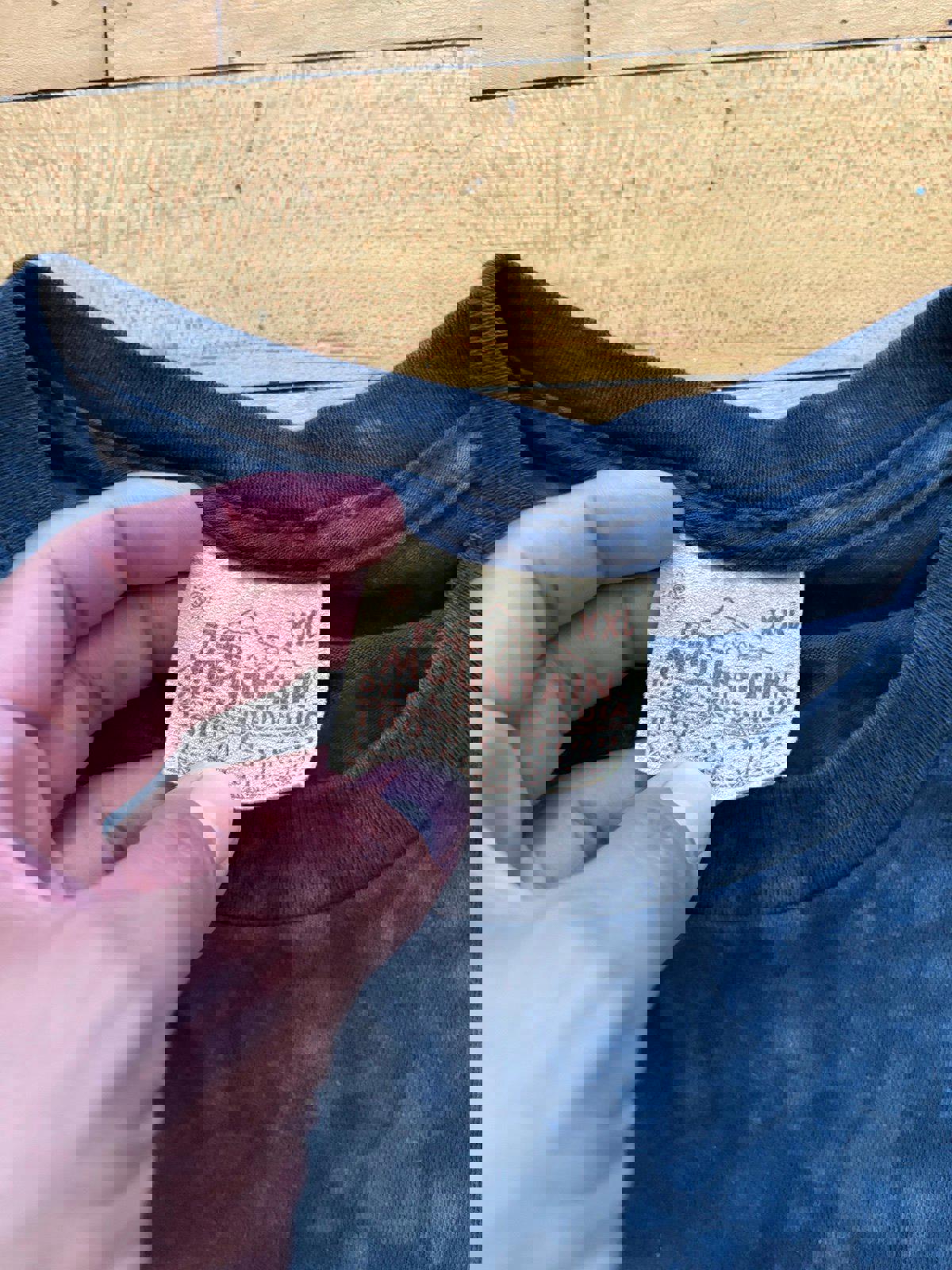 Vintage Owl Nature The Mountains Tie Dye Long Sleeve T-Shirt