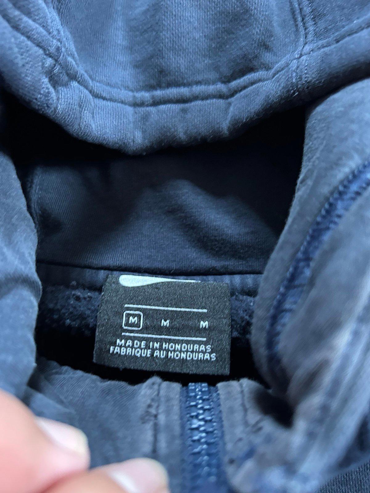 Nike Navy Blue Zip Up Hoodie