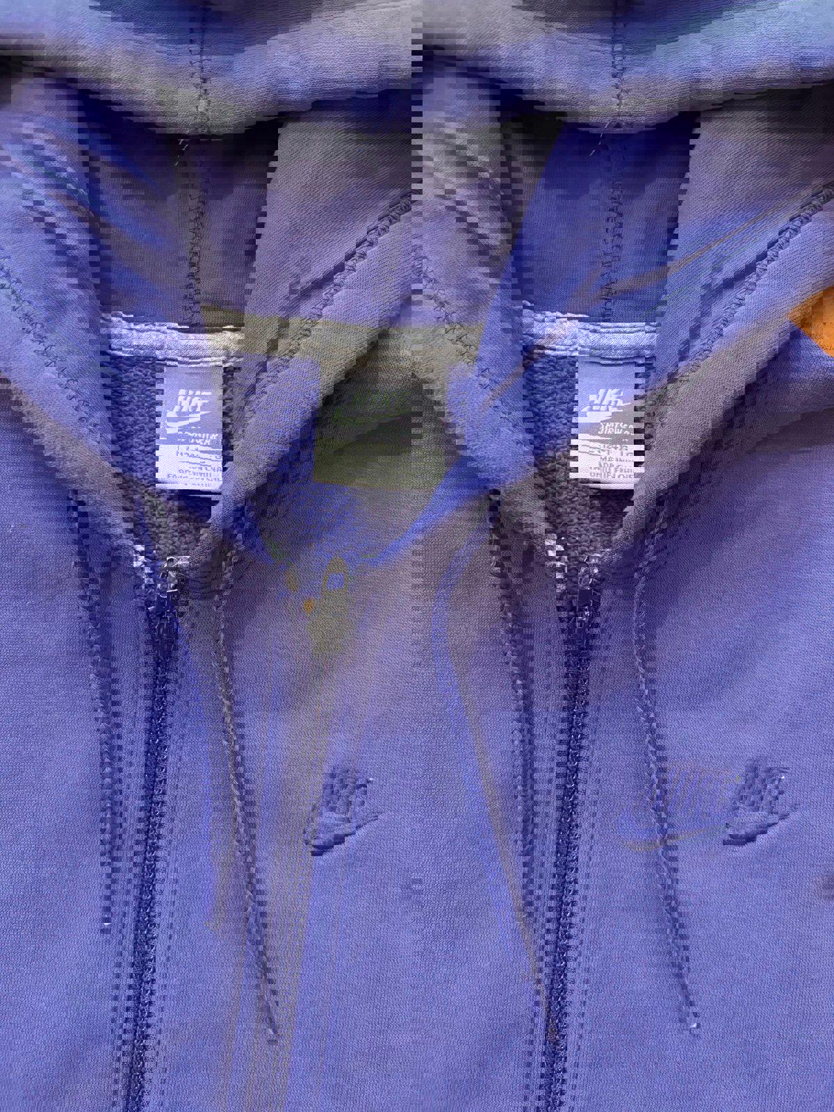 Vintage Nike Swoosh Zip Up Hoodie