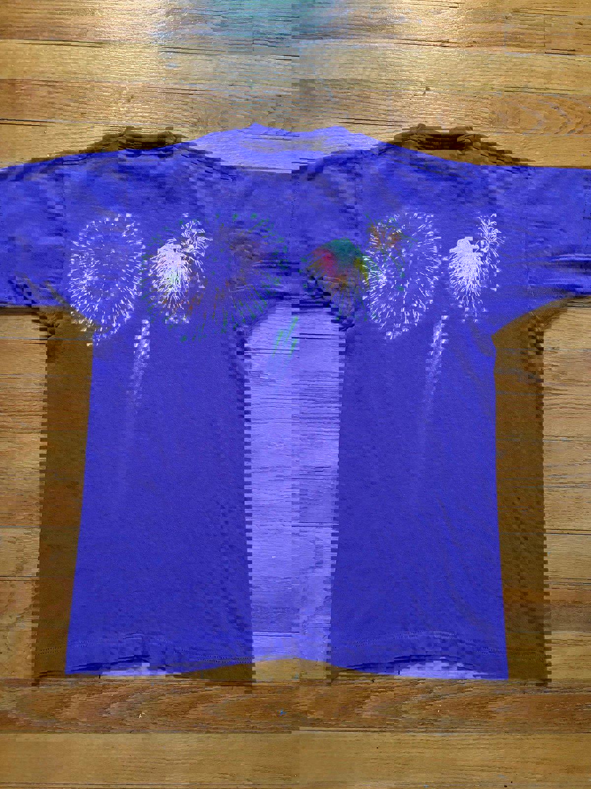 Vintage 90s Walt Disney World Epcot Magic Kingdom Fireworks T-Shirt