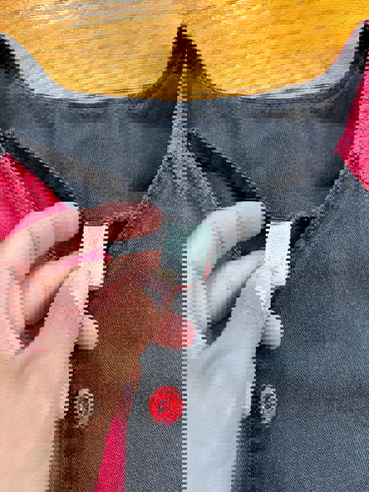 Vintage 90s Chicago Bulls Baseball Jersey Shirt