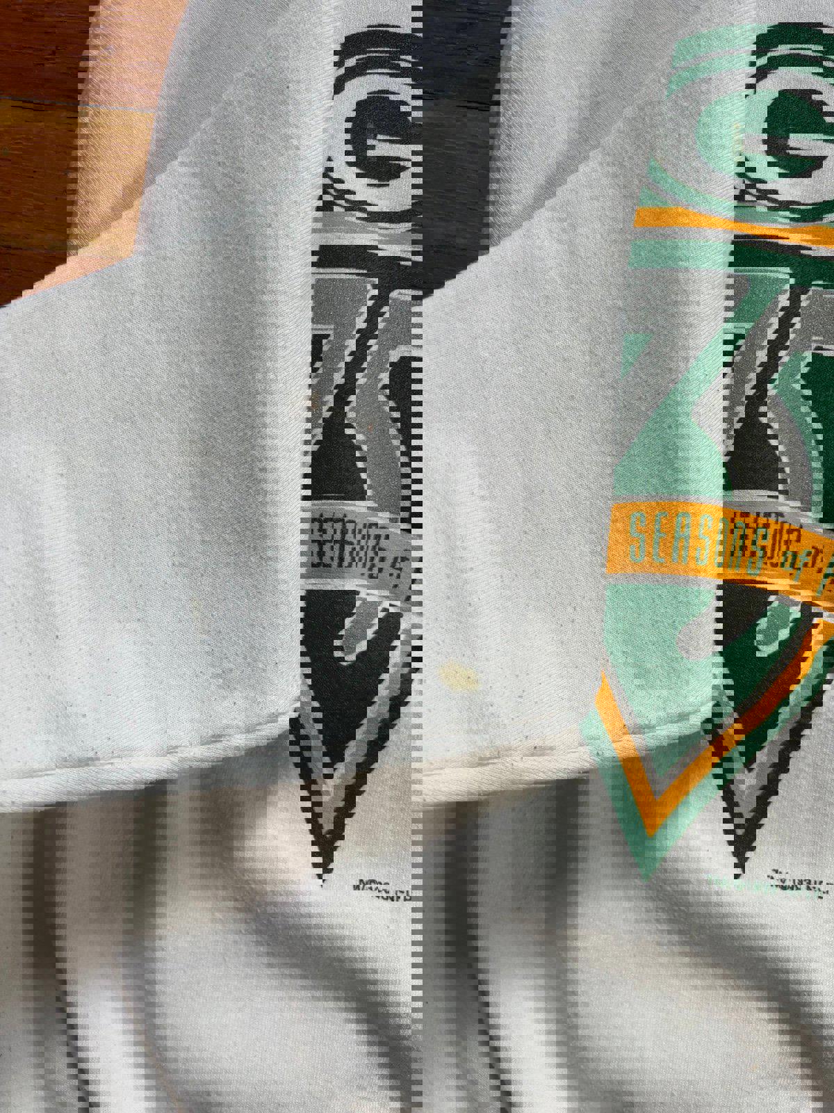 Vintage 90s NFL Green Bay Packers 75th Anniversary Crewneck