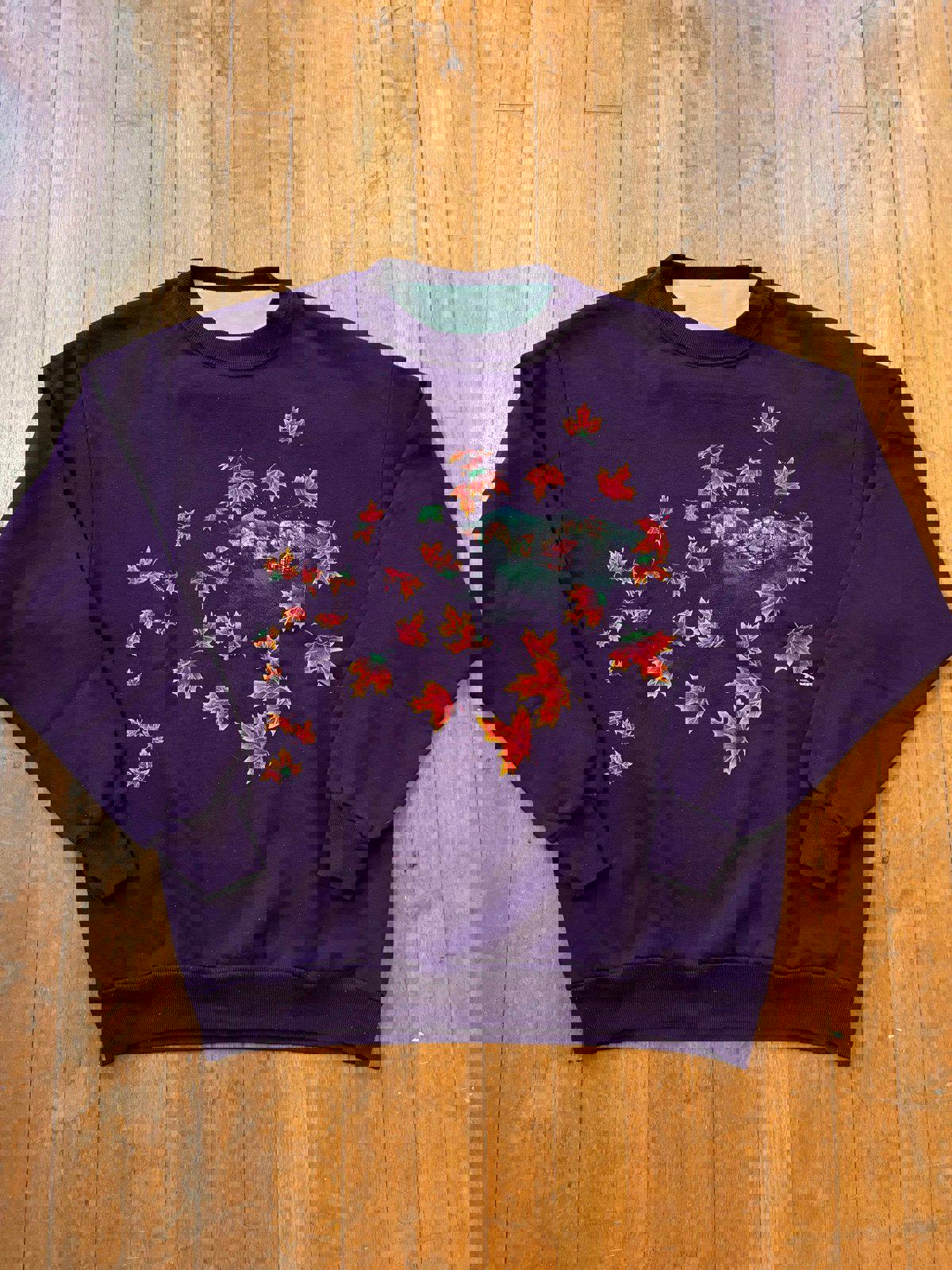 Vintage Fall Autumn Nature AOP Crewneck