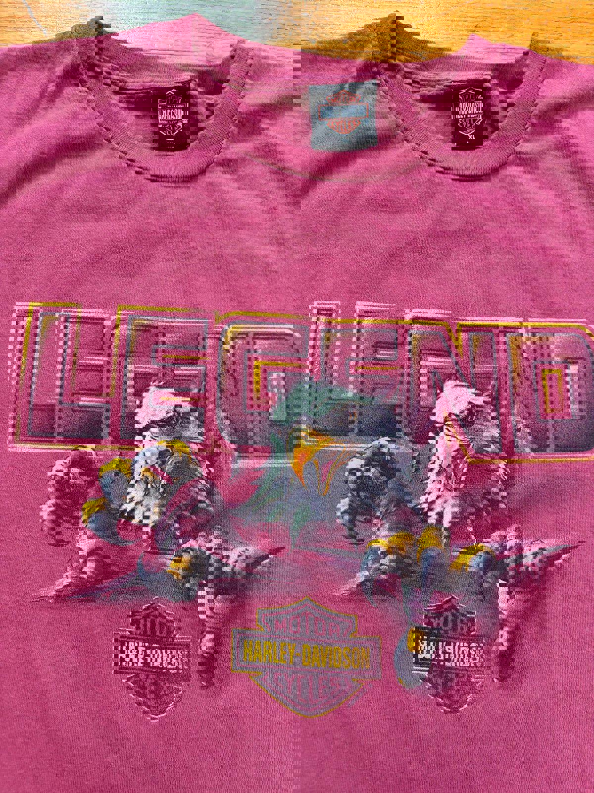 Vintage Harley Davidson Motorcycle Eagle T-Shirt