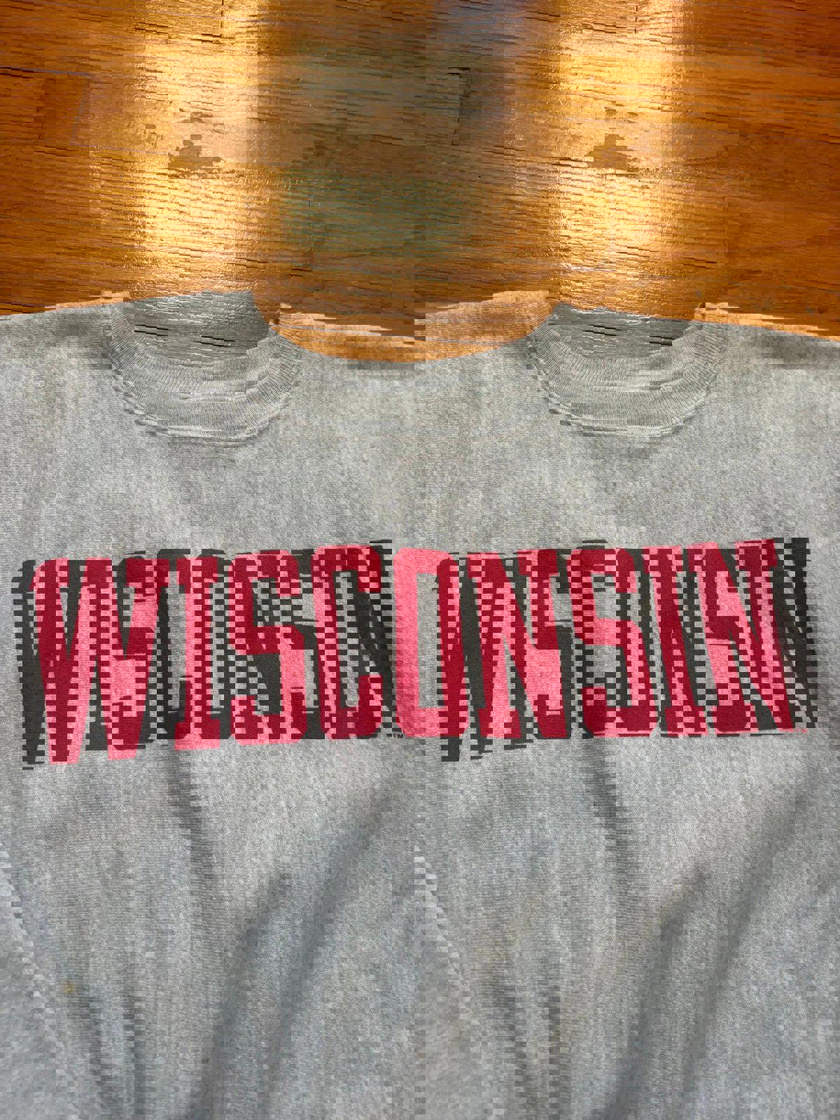 Vintage Champion University of Wisconsin Badgers Crewneck Sweater