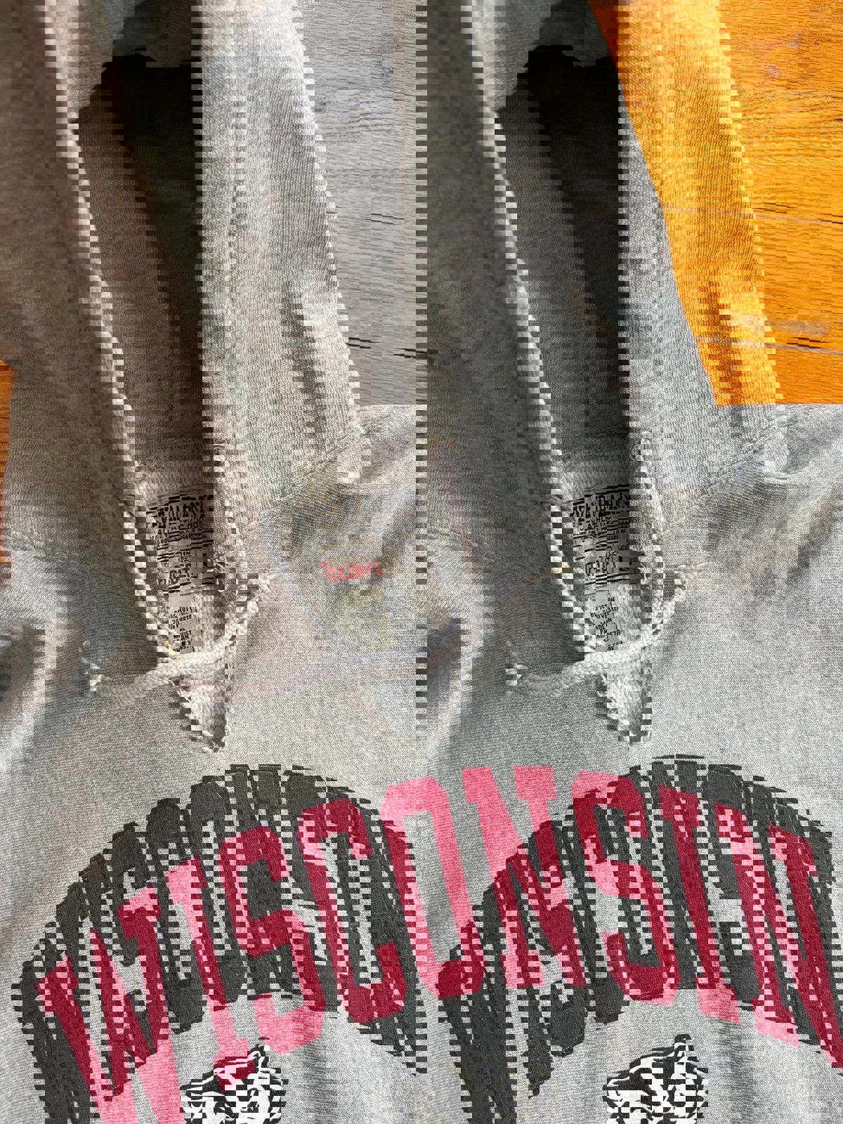 Vintage University of Wisconsin Badgers Hoodie Sweater