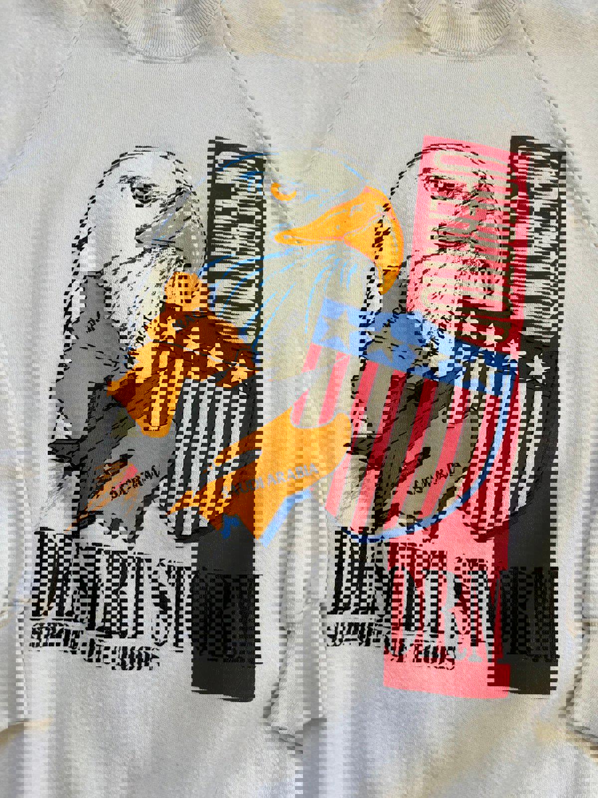 Vintage USA Desert Storm Troops Crewneck Sweater