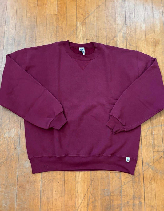 Vintage Maroon Russell Athletic Crewneck