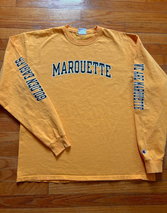 Vintage Champion Milwaukee Marquette Eagles Long Sleeve T-Shirt