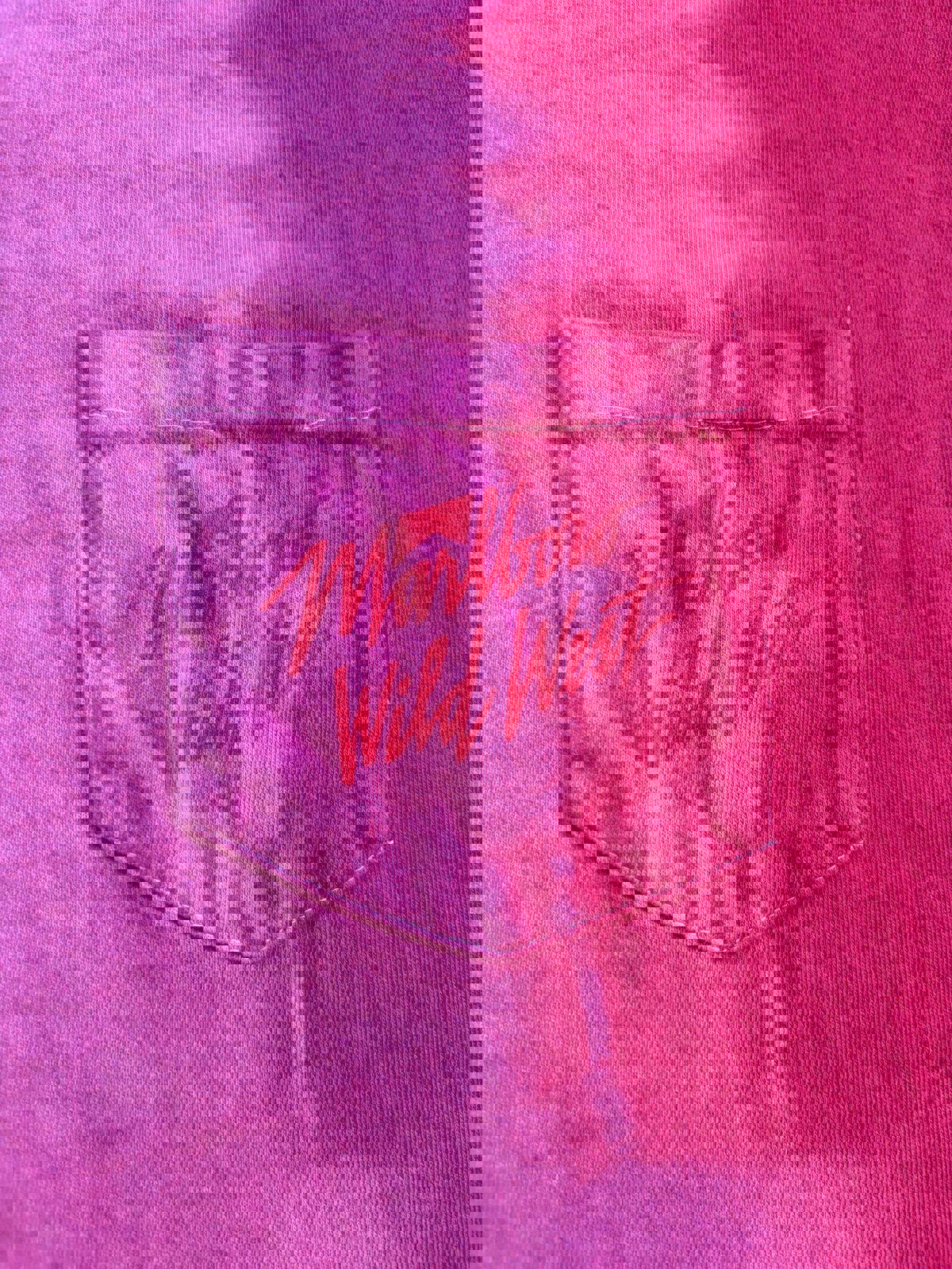 Vintage 90s Marlboro Horse Cowboy Cigarette Tie Dye T-Shirt