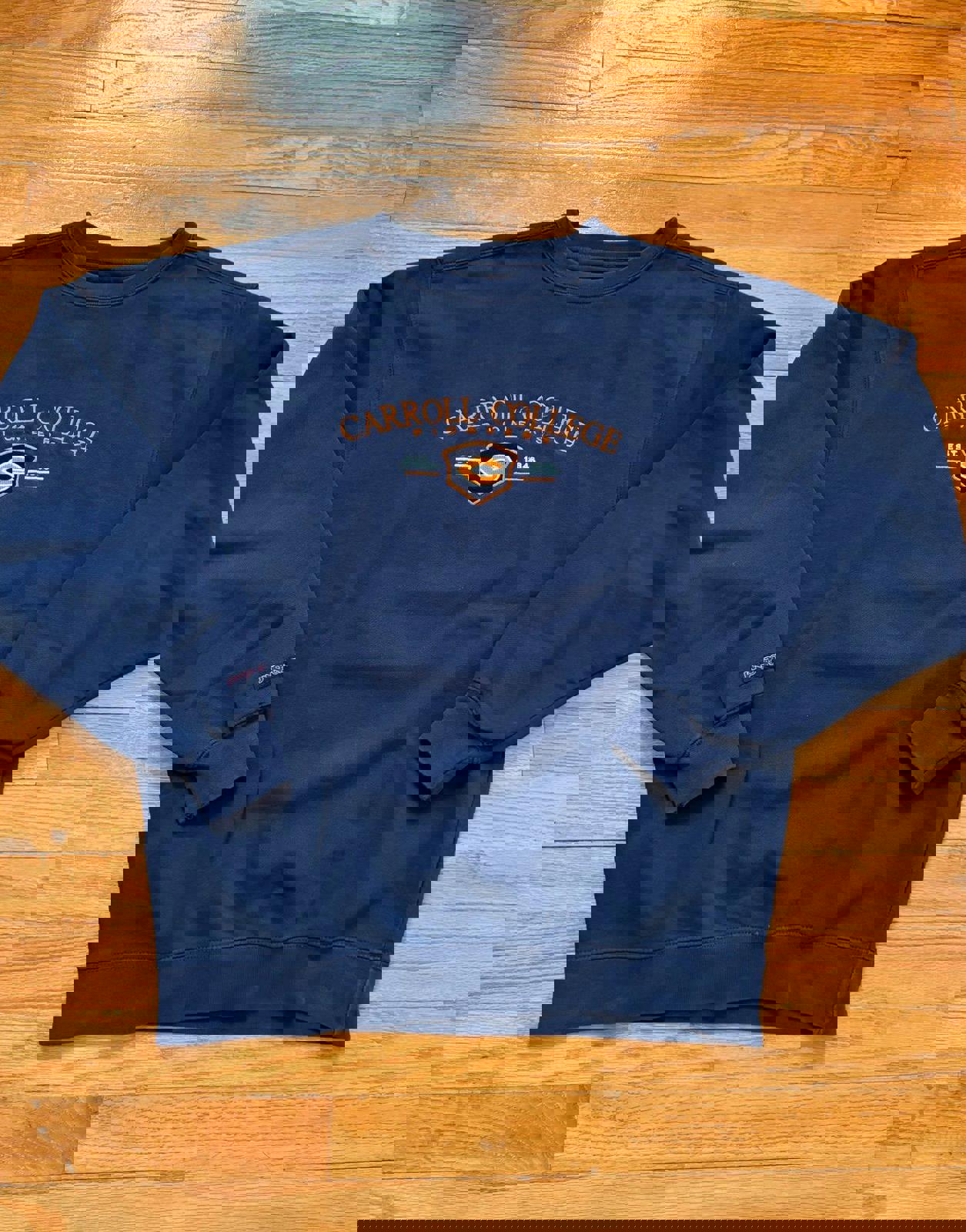 Vintage Carroll College Pioneers Crewneck Sweater