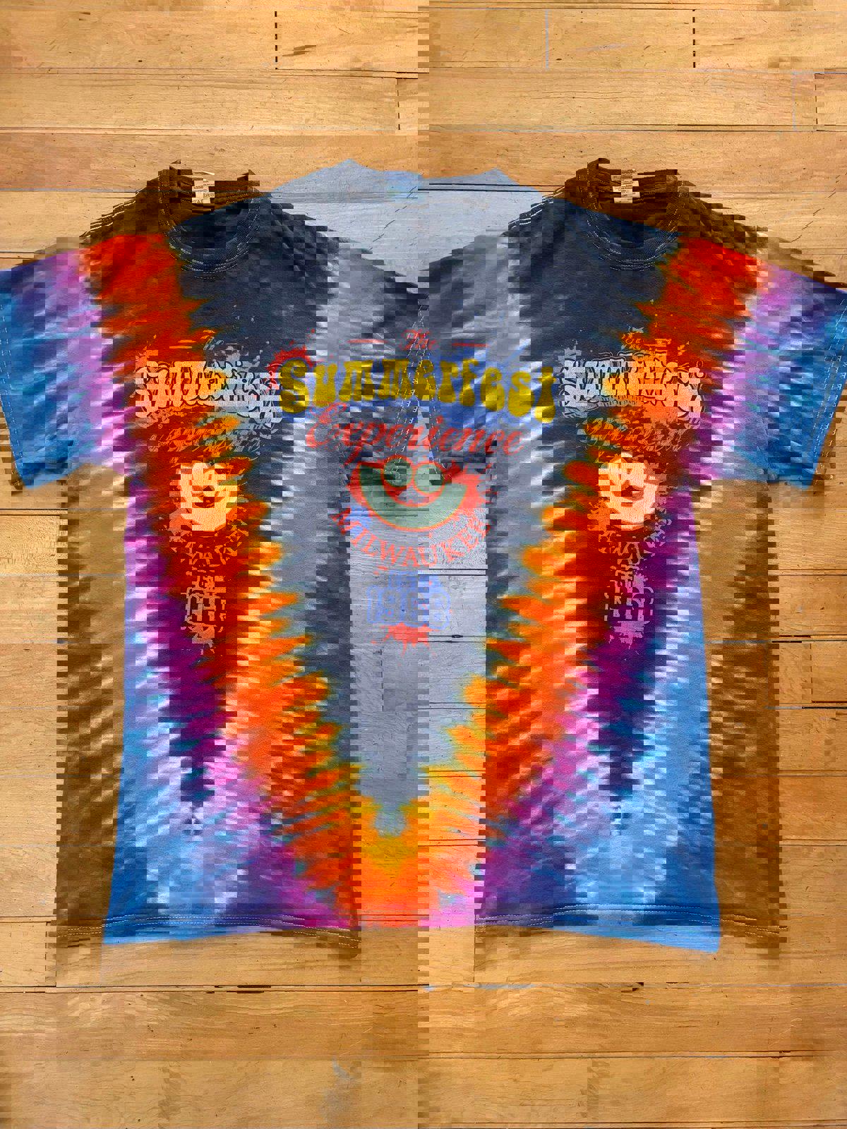 Vintage Summerfest Milwaukee Wisconsin Tie Dye T-Shirt