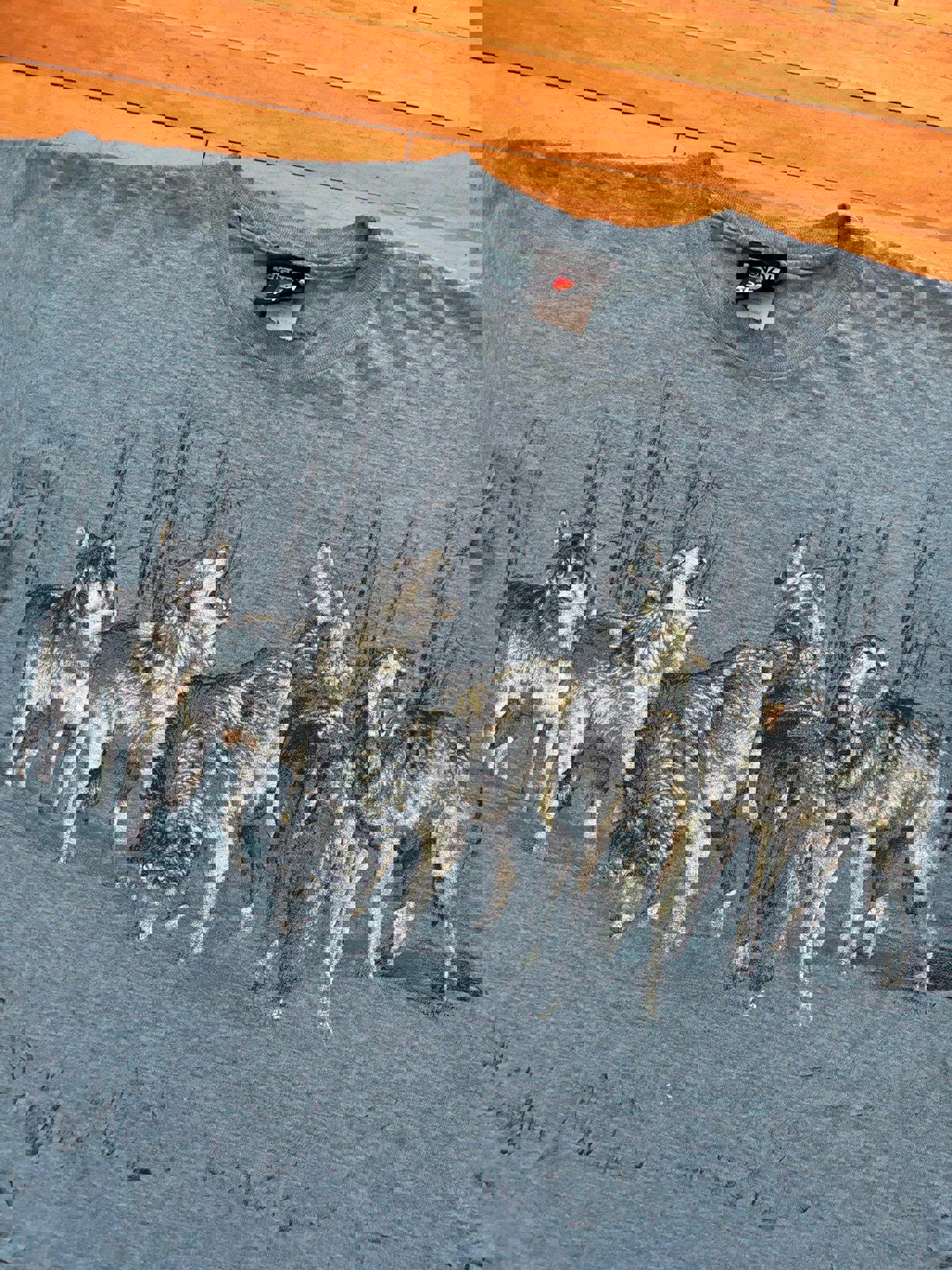 Vintage 90s Nature Wolf AOP T-Shirt