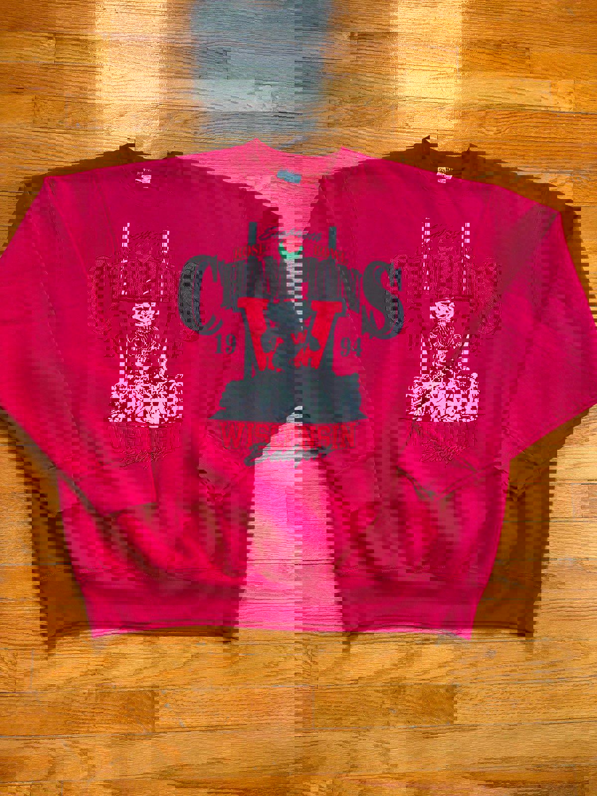 Vintage University of Wisconsin Badgers Rose Bowl College Crewneck Sweater