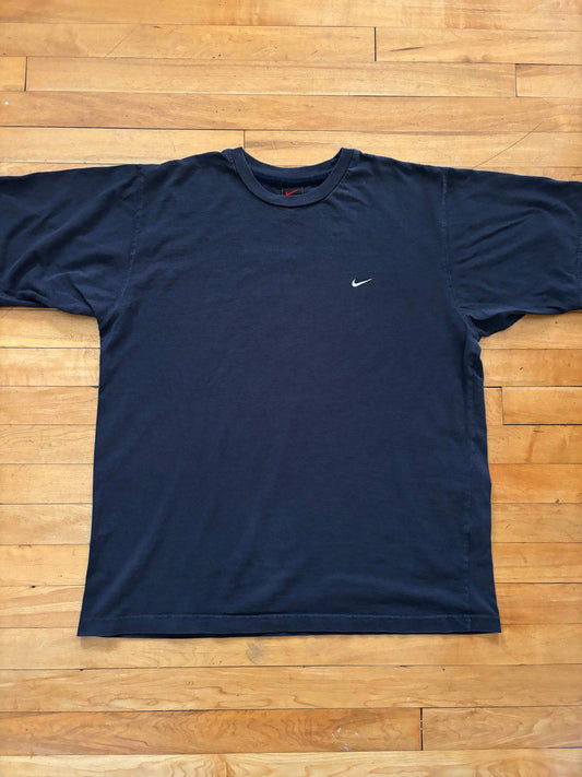 Vintage Nike Swoosh Navy Blue T-Shirt