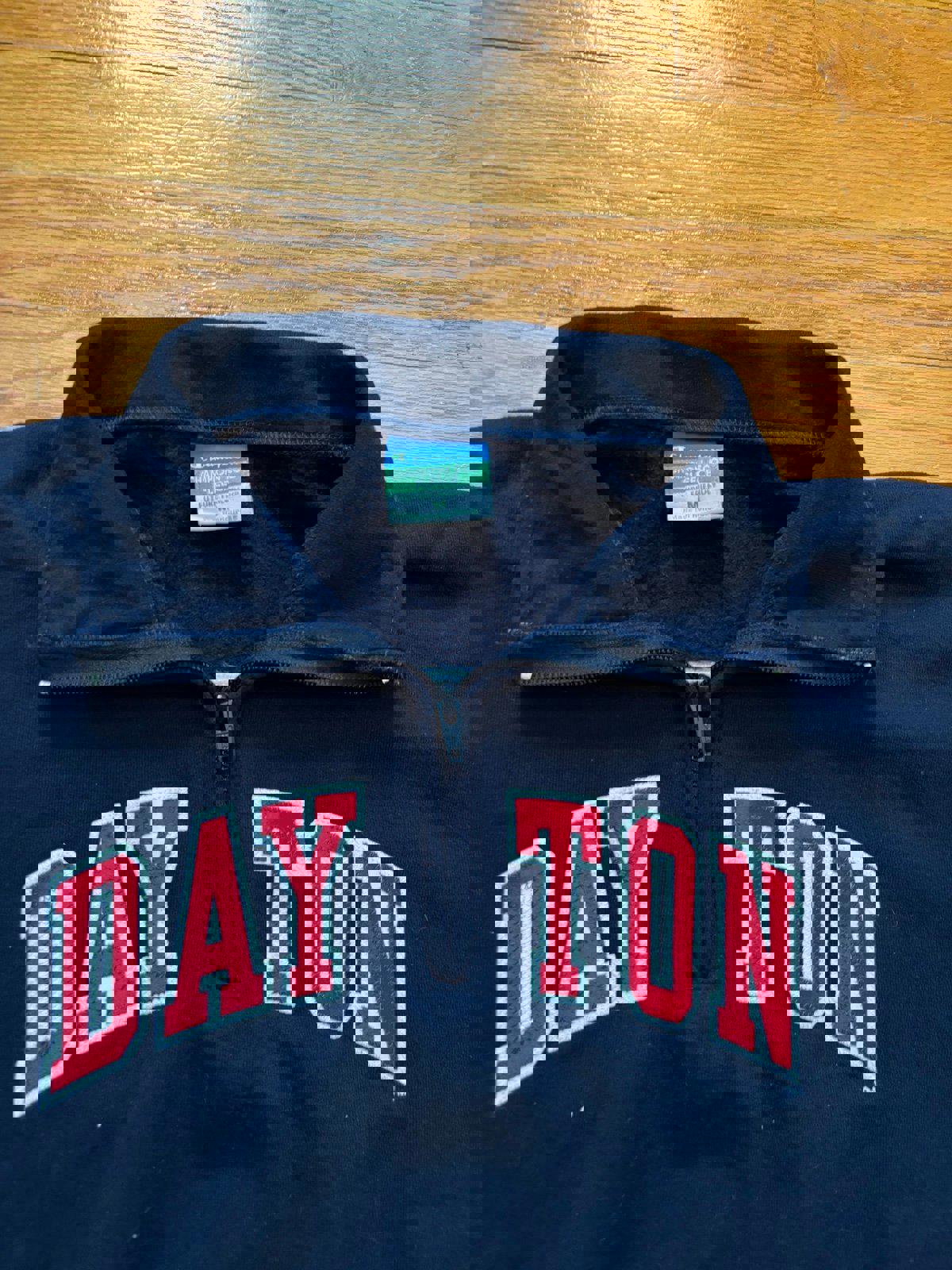 Champion University of Dayton Quarter Zip Sweater