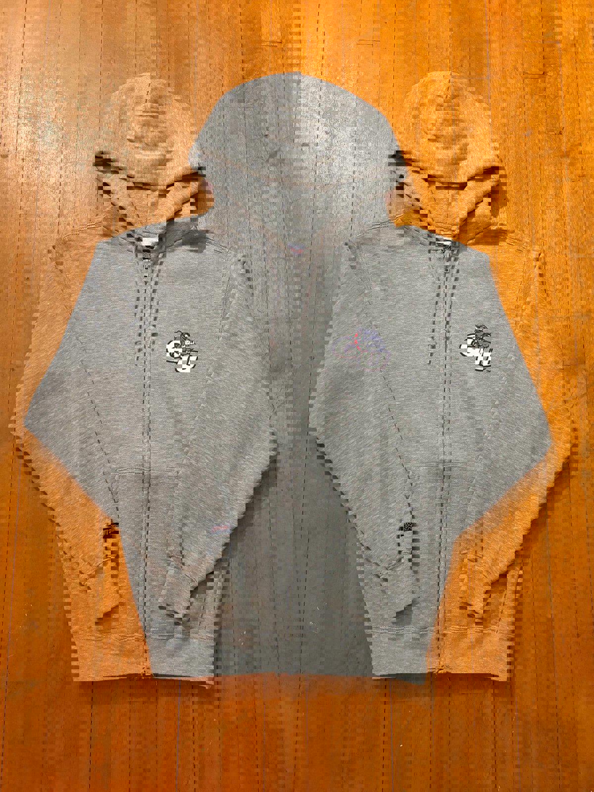 Vintage University of Gonzaga Bulldogs Zip Up Hoodie