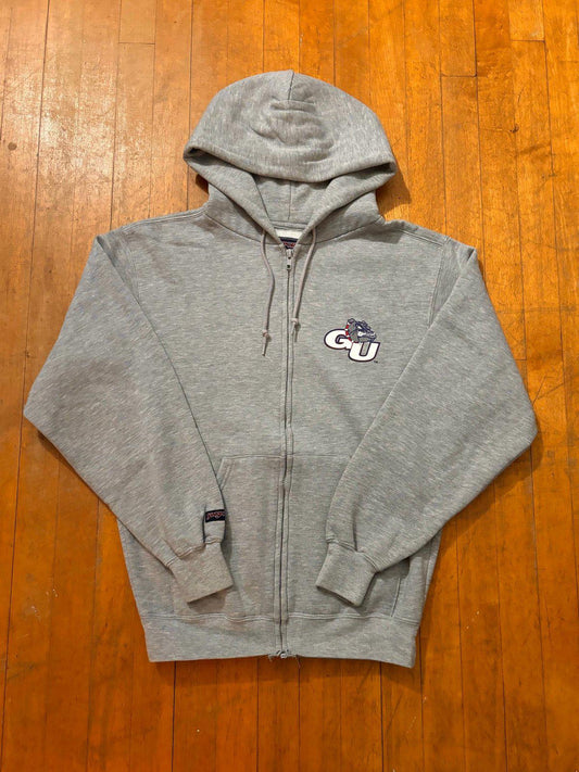 Vintage University of Gonzaga Bulldogs Zip Up Hoodie