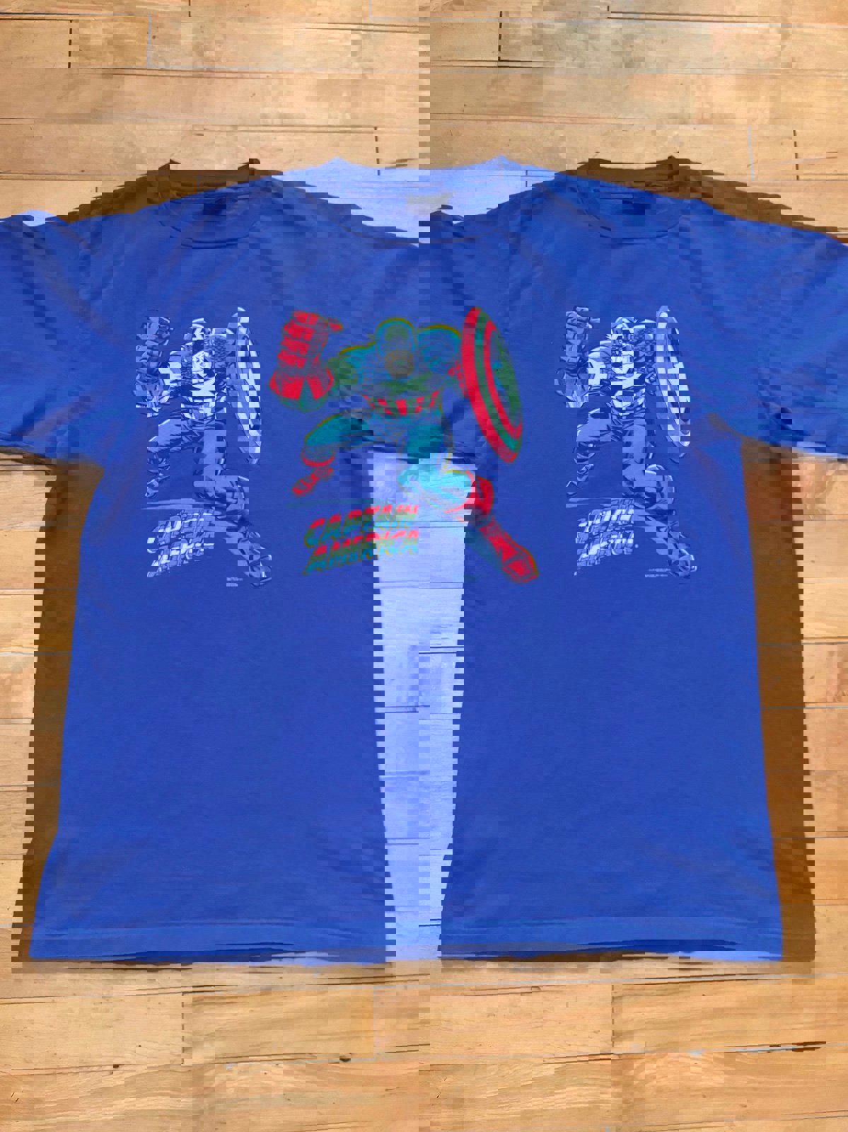 Vintage 1989 Marvel Captain America Changes T-Shirt