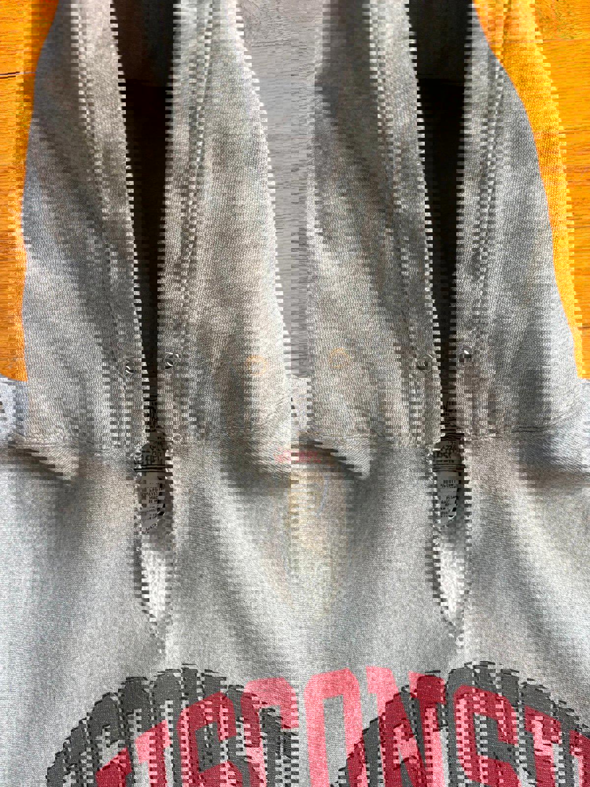 Vintage University of Wisconsin Badgers Hoodie Sweater