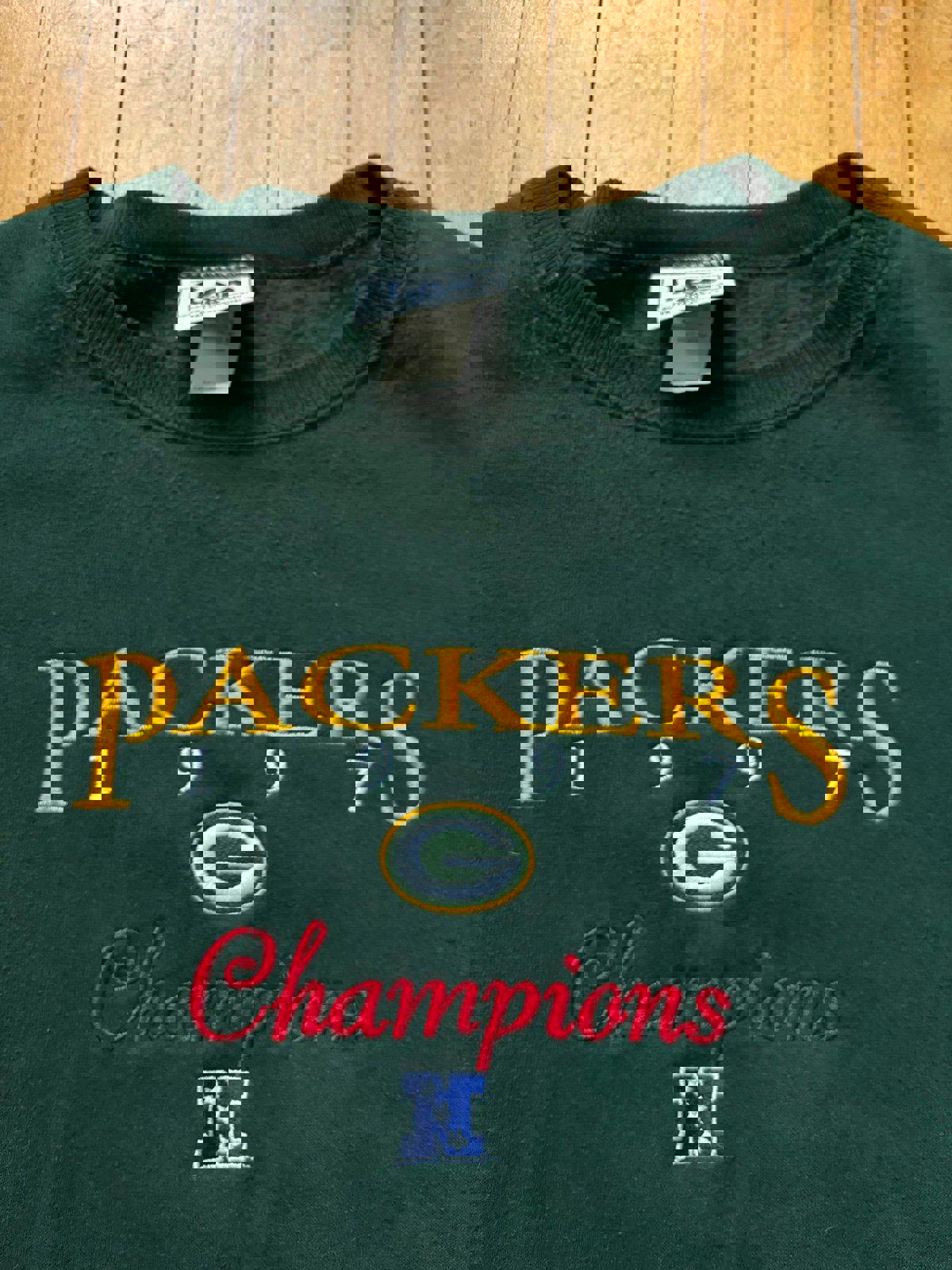Vintage 90s NFL Green Bay Packers Super Bowl XXXI Champions Crewneck Sweater