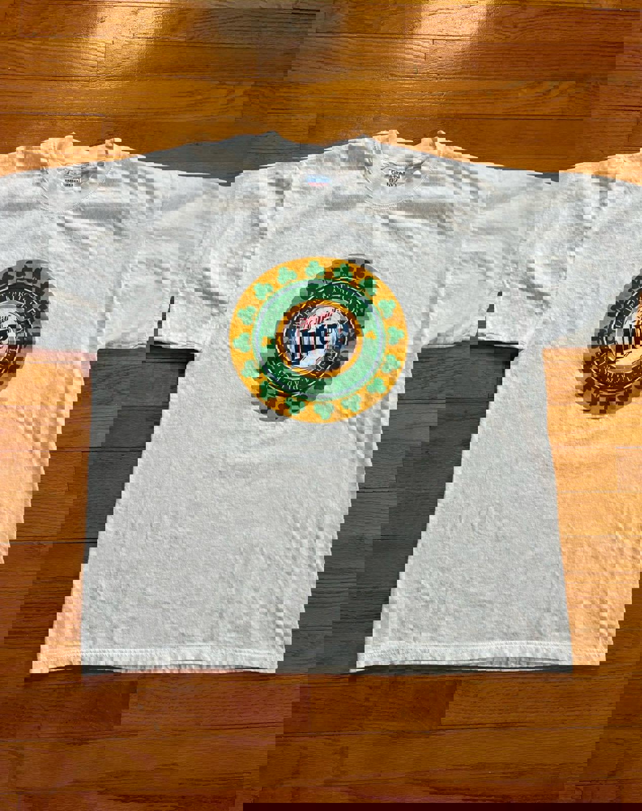 Vintage Miller Lite Beer St. Patricks Day T-Shirt