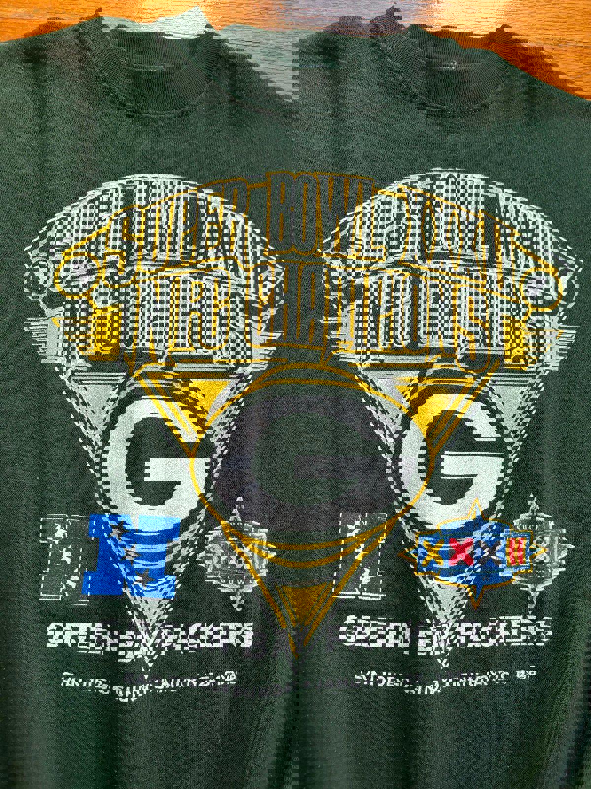Vintage 90s NFL Green Bay Packer Super Bowl XXXI Champions Crewneck Sweater