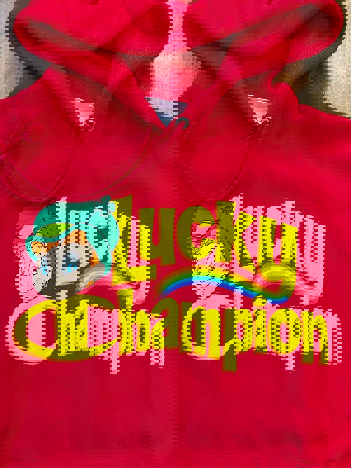 Champion General Mills Lucky Charms RARE Hoodie