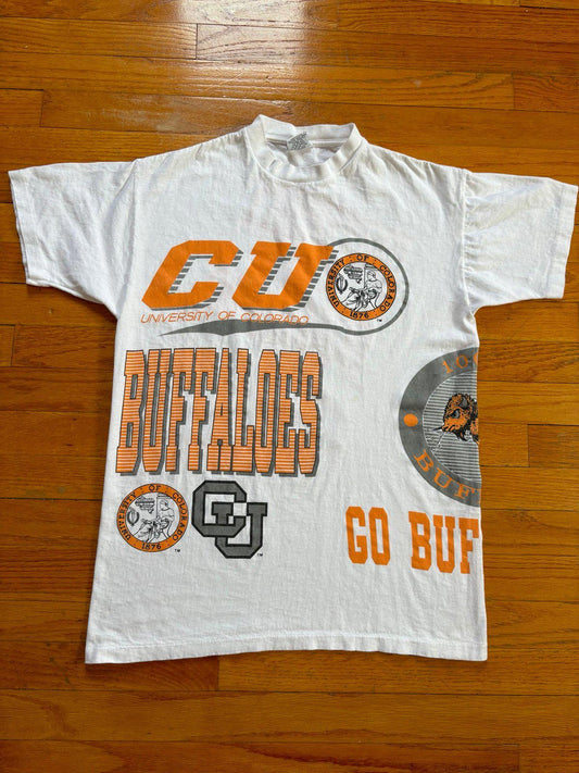 Vintage 90s University of Colorado Buffalo T-Shirt