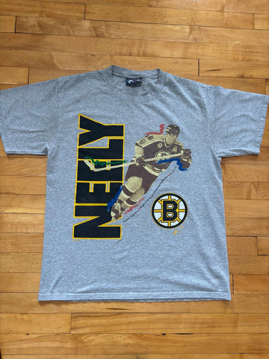 Vintage NHL Boston Bruins Cam Neely Hockey T-Shirt