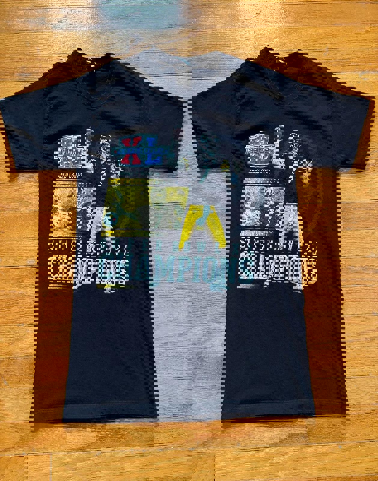 Vintage NFL Pittsburgh Steelers Ben Roethlisberger Super Bowl Champion T-Shirt