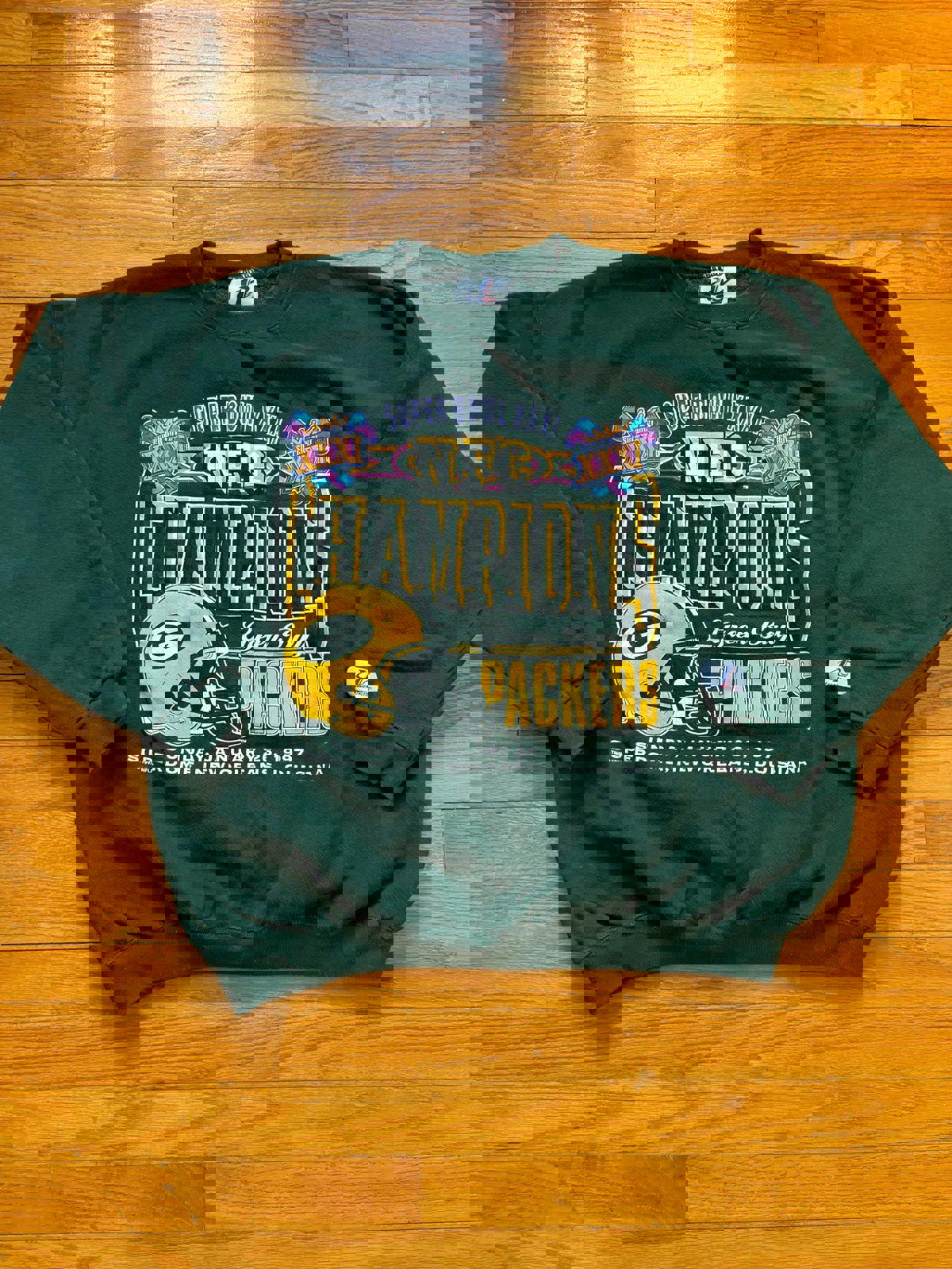 Vintage 90s NFL Green Bay Packer Super Bowl XXXI Champions Crewneck Sweater