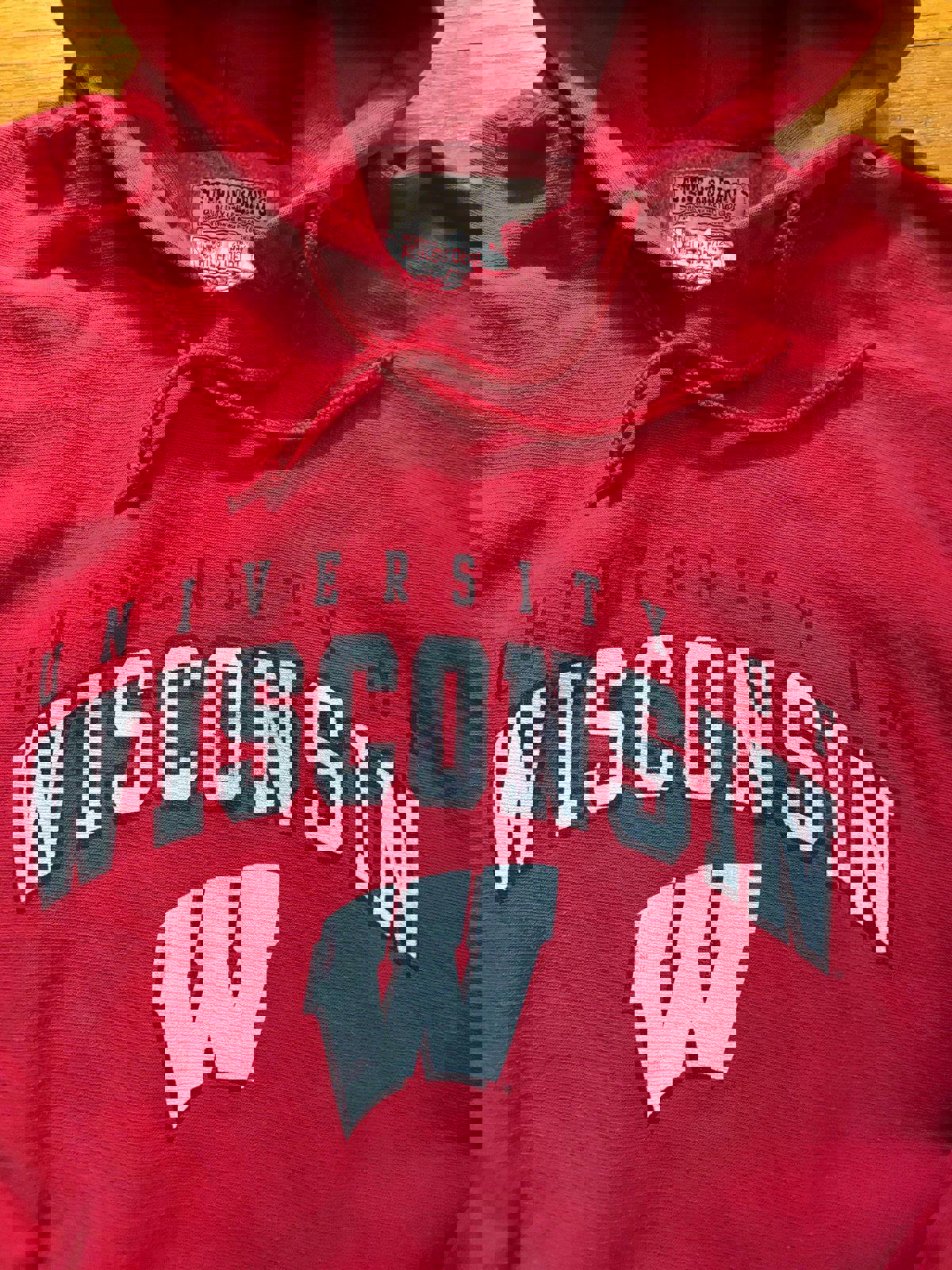 Vintage University of Wisconsin Badgers Hoodie Sweater