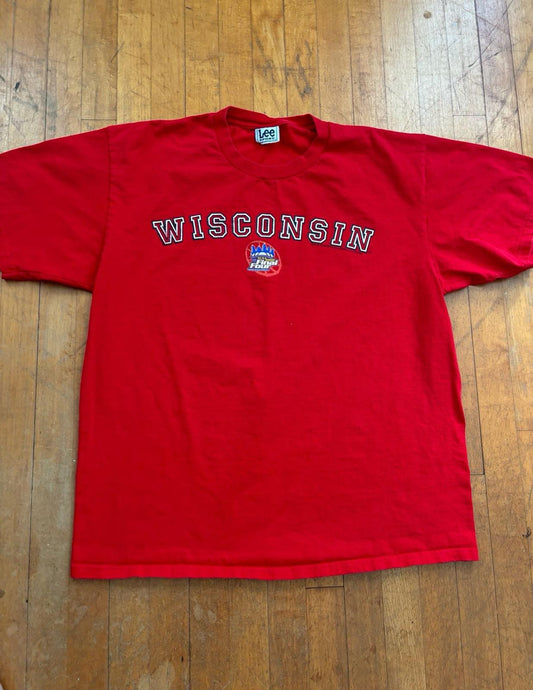 Vintage University of Wisconsin Badgers Final Four Basketball T-Shirt