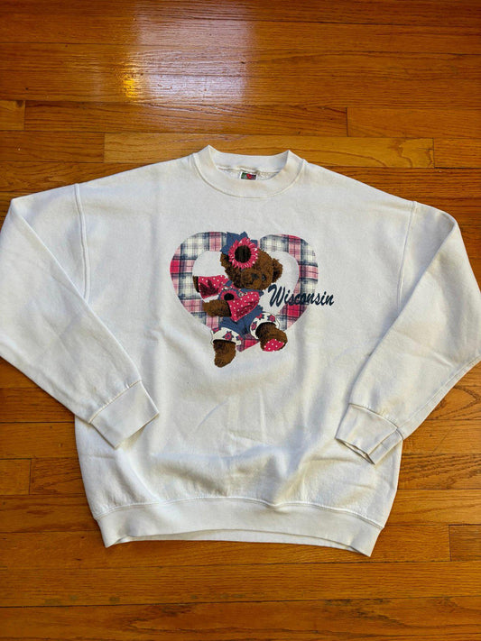 Vintage Wisconsin Bear Crewneck