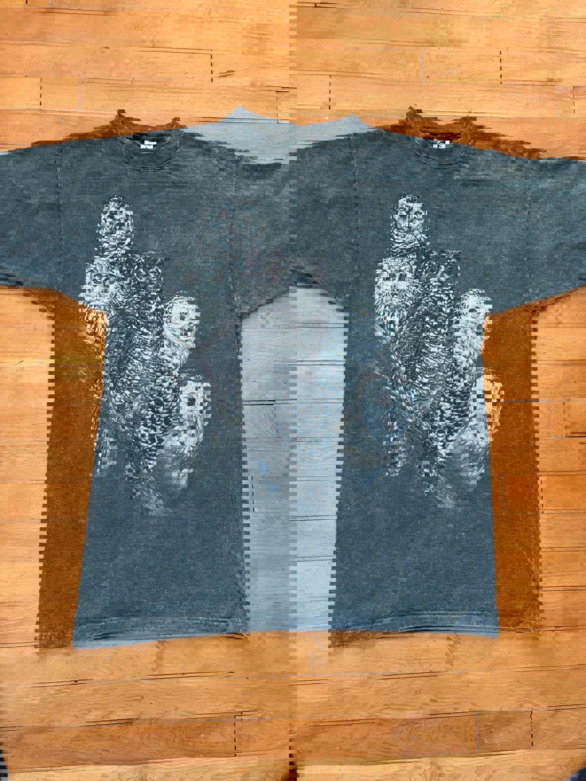 Vintage Owl Nature Tie Dye T-Shirt