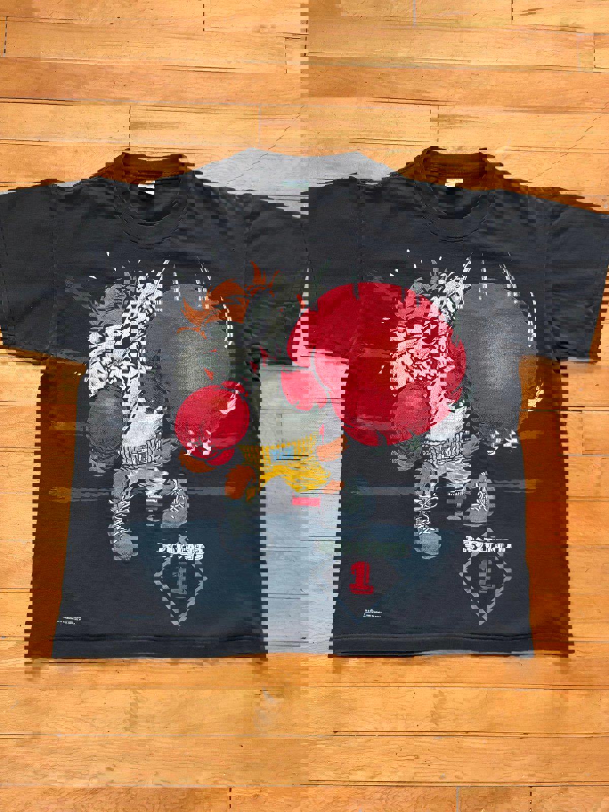 Vintage 90s Looney Tunes Taz Boxing AOP T-Shirt