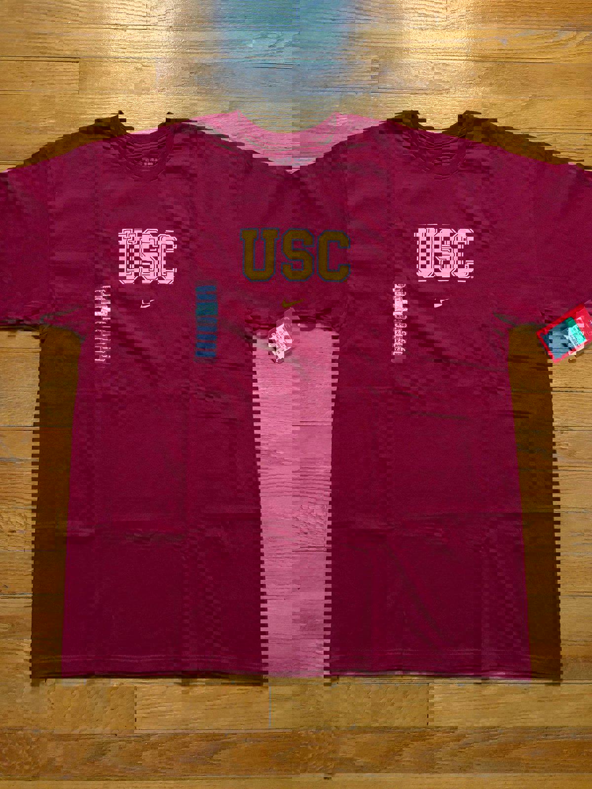 Vintage Nike University of Southern California USC Trojans Center Swoosh T-Shirt