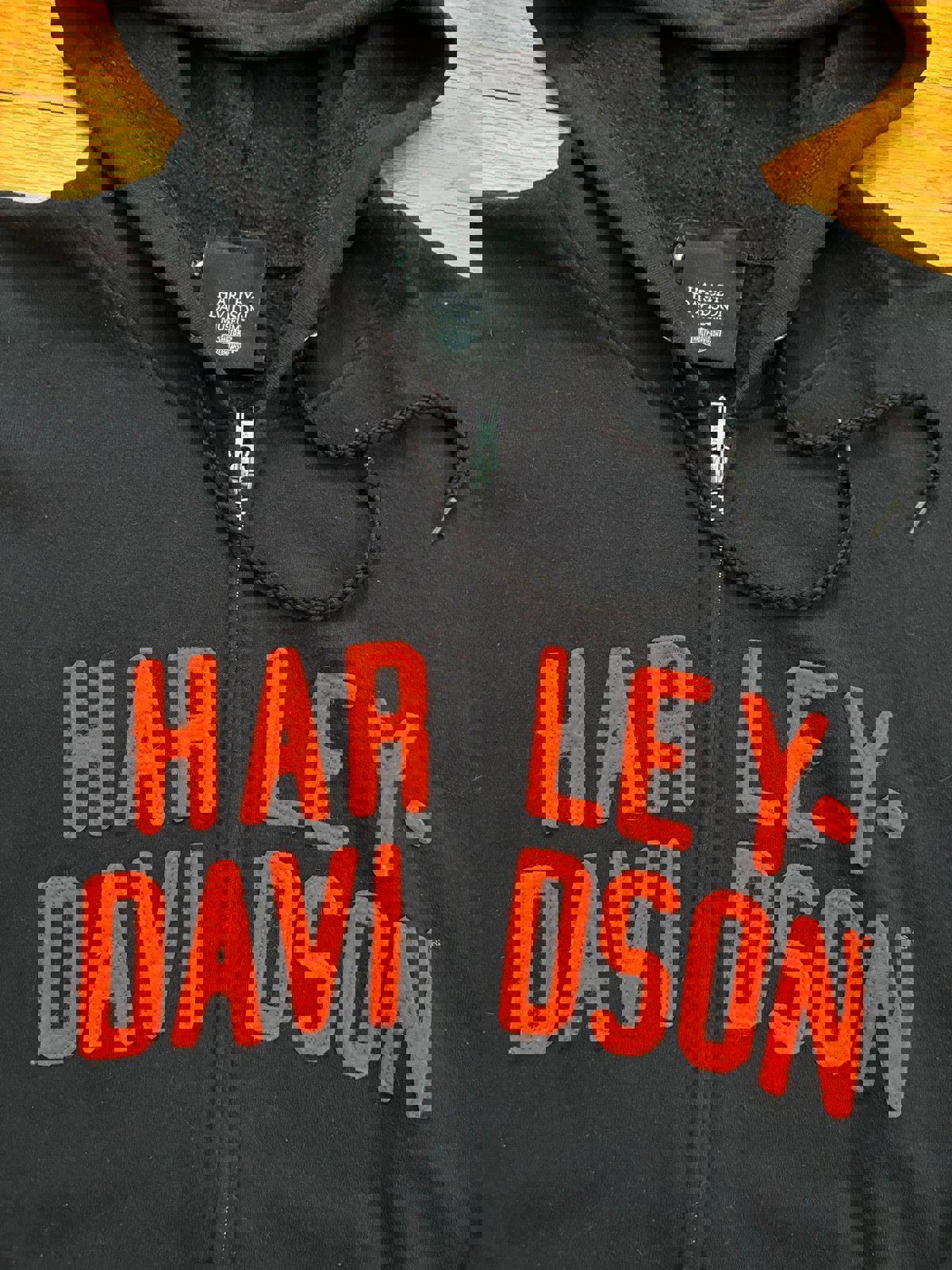 Harley Davidson Motorcycle Zip Up Hoodie