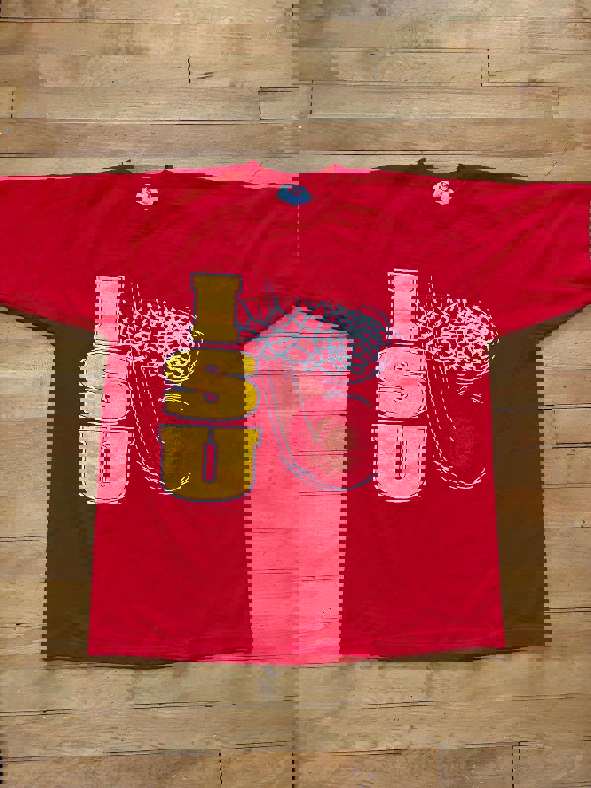 Vintage 90s Iowa State Cyclones University Basketball T-Shirt