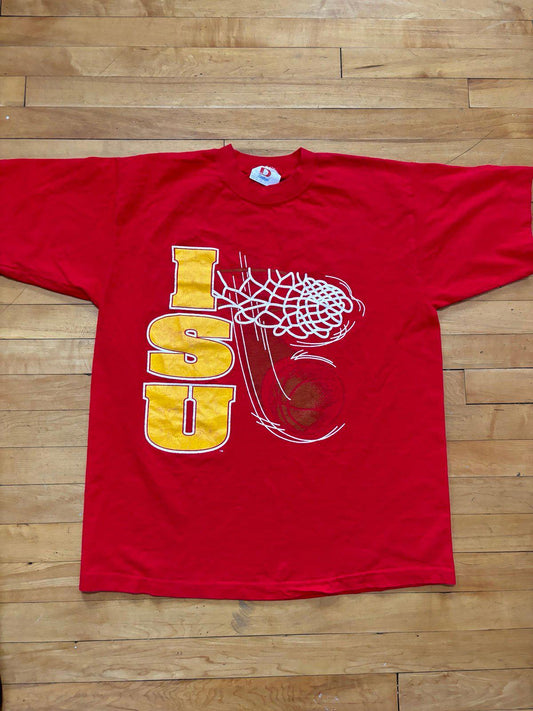 Vintage 90s Iowa State Cyclones University Basketball T-Shirt