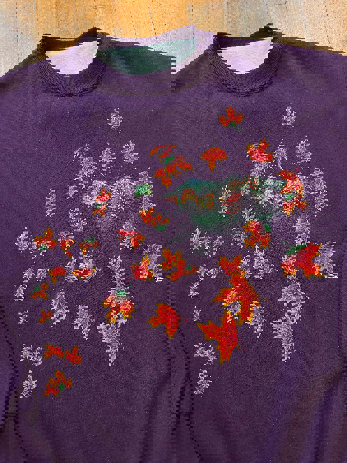 Vintage Fall Autumn Nature AOP Crewneck