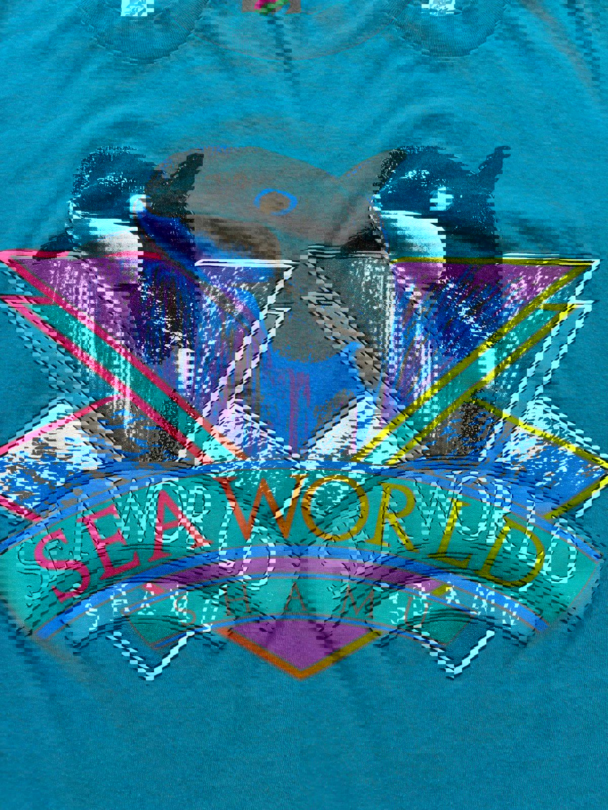 Vintage 90s Sea World Shamo T-Shirt