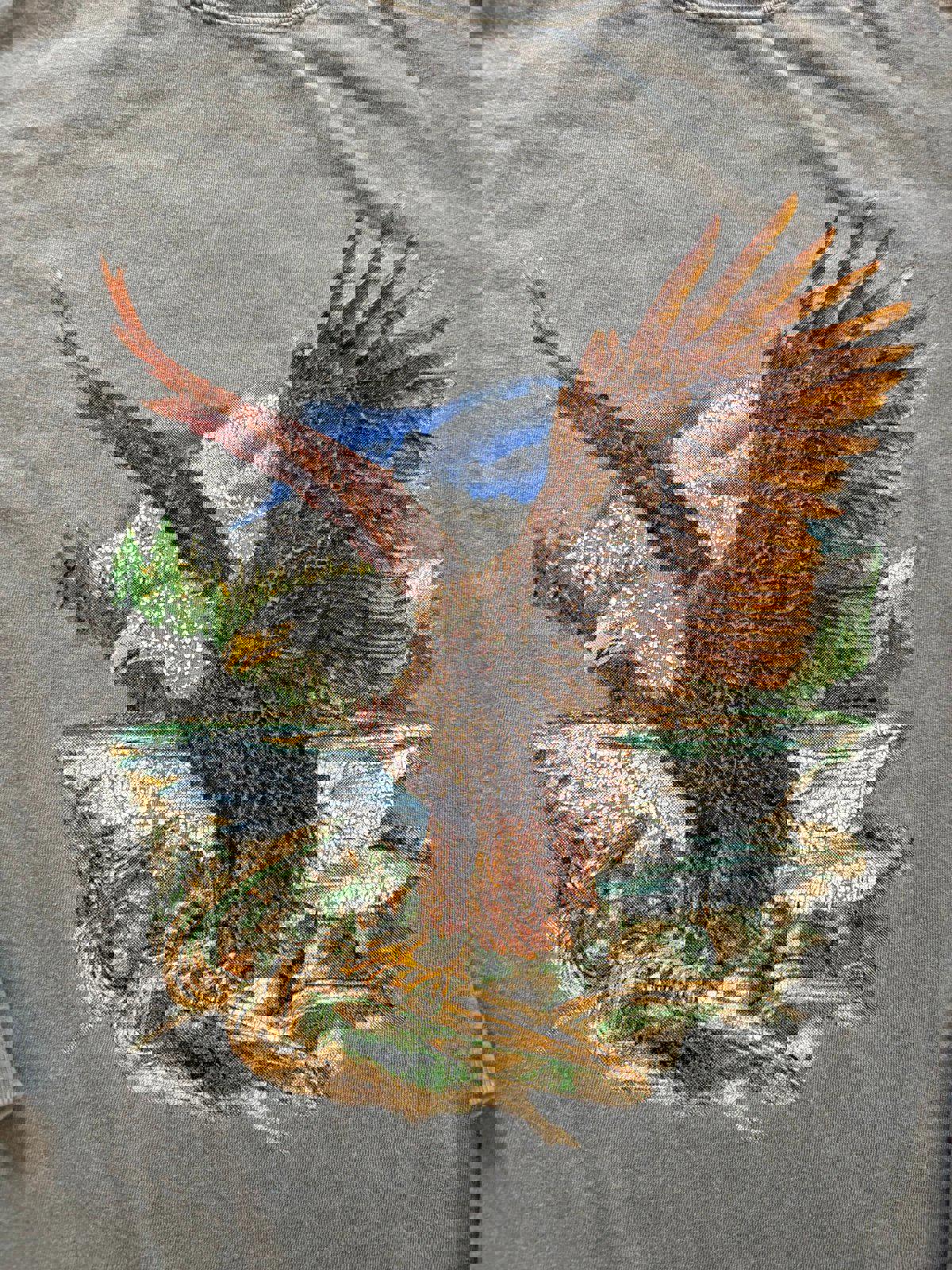 Vintage Nature Eagle Long Sleeve T-Shirt