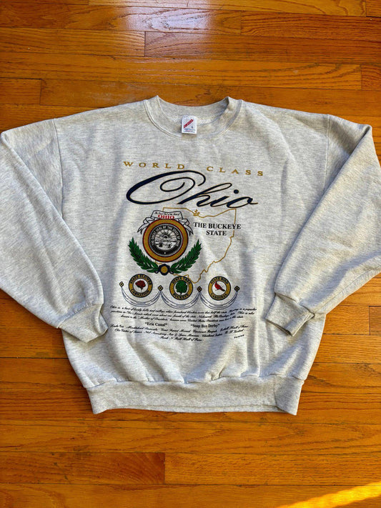 Vintage Ohio The Buckeye State Crewneck