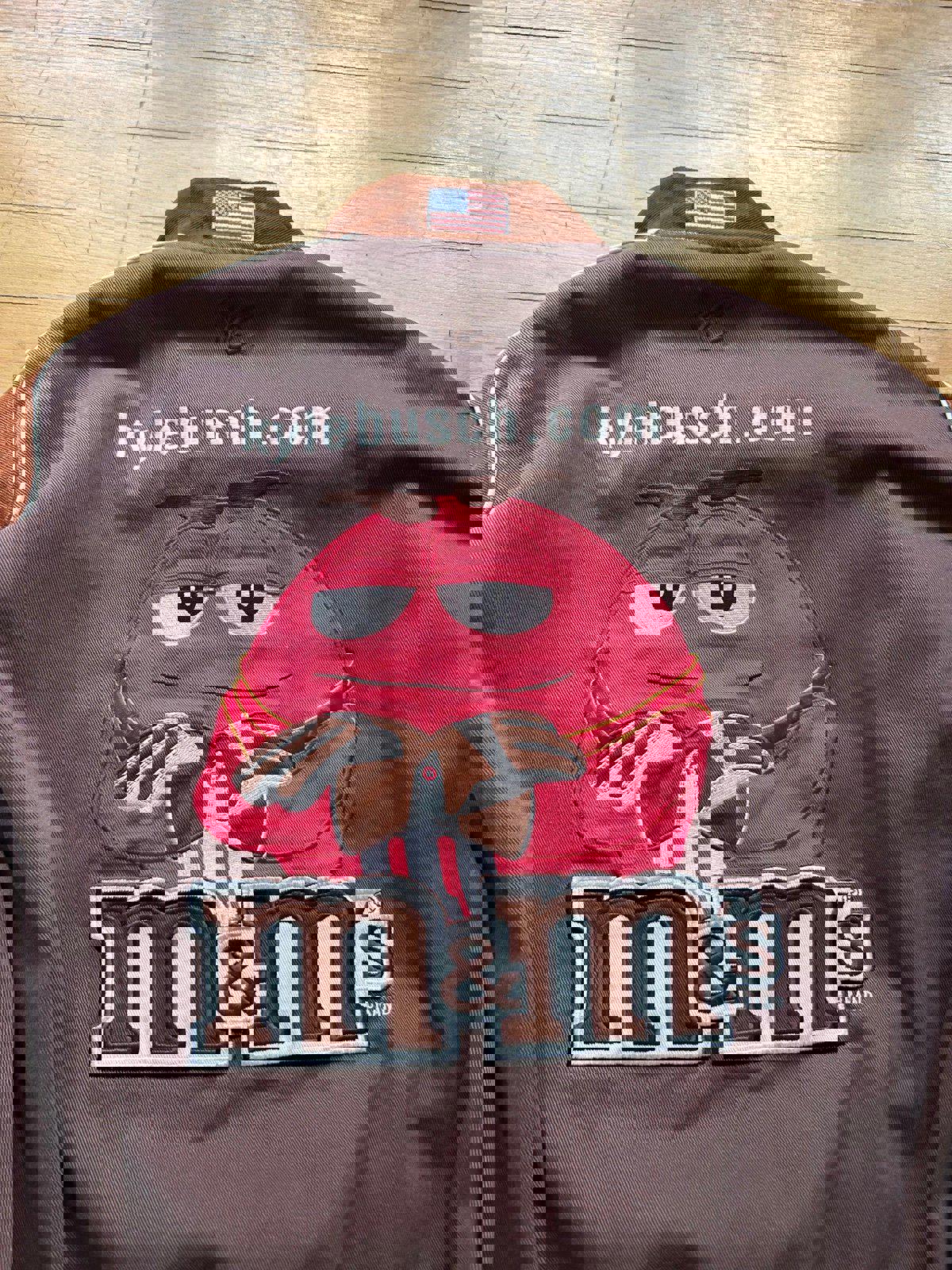 Vintage NASCAR M&M's Kyle Busch Racing Jacket